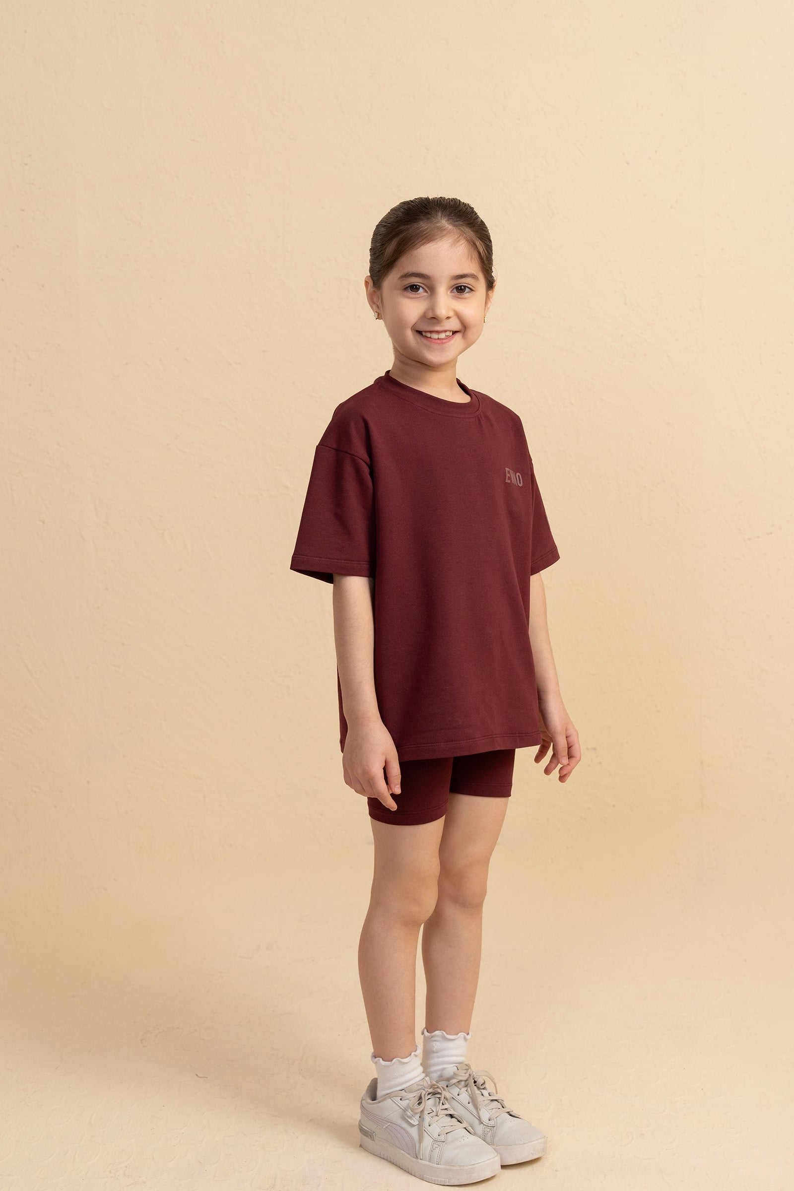 The Active Cycling Shorts- Burgundy