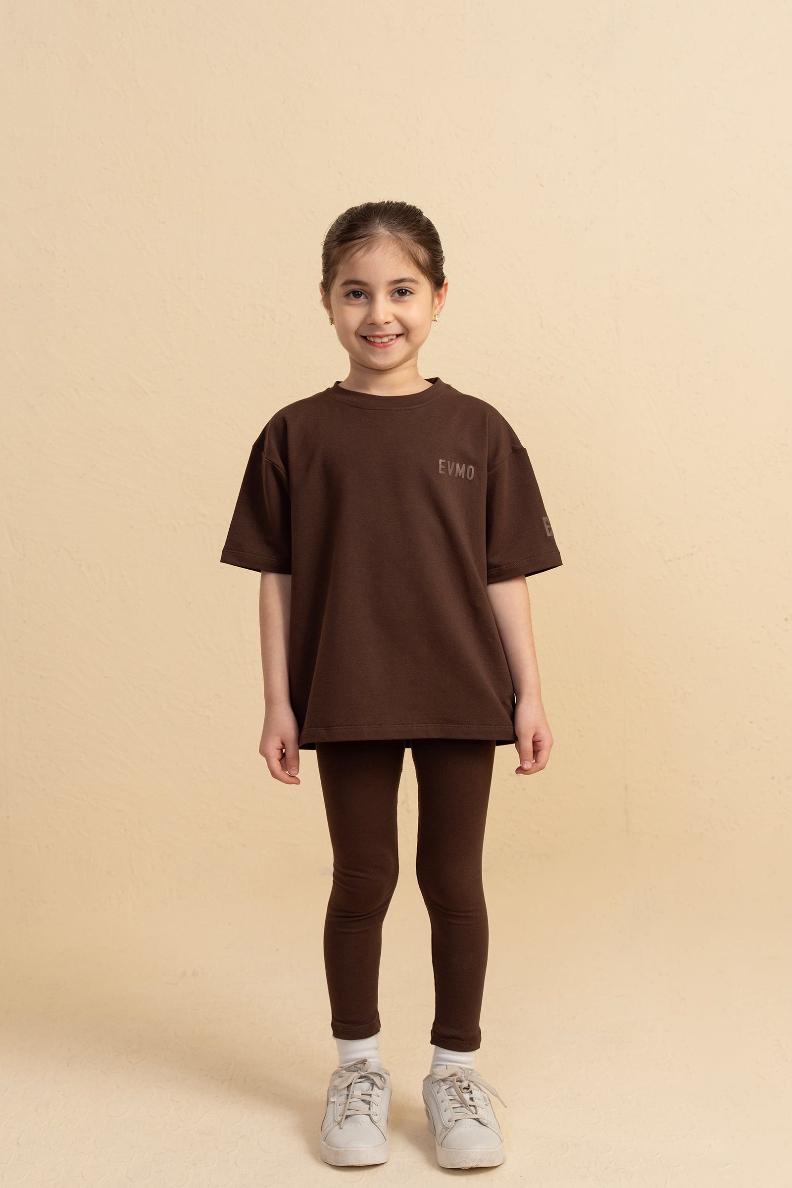 The Stretch Tee- Deep Mocha