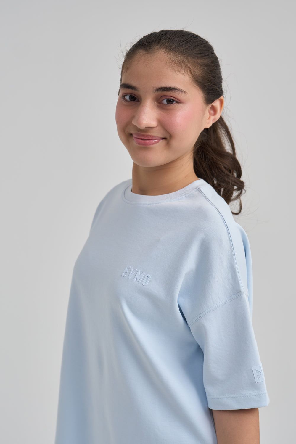 Everyday Comfort Tee- Cloud Blue