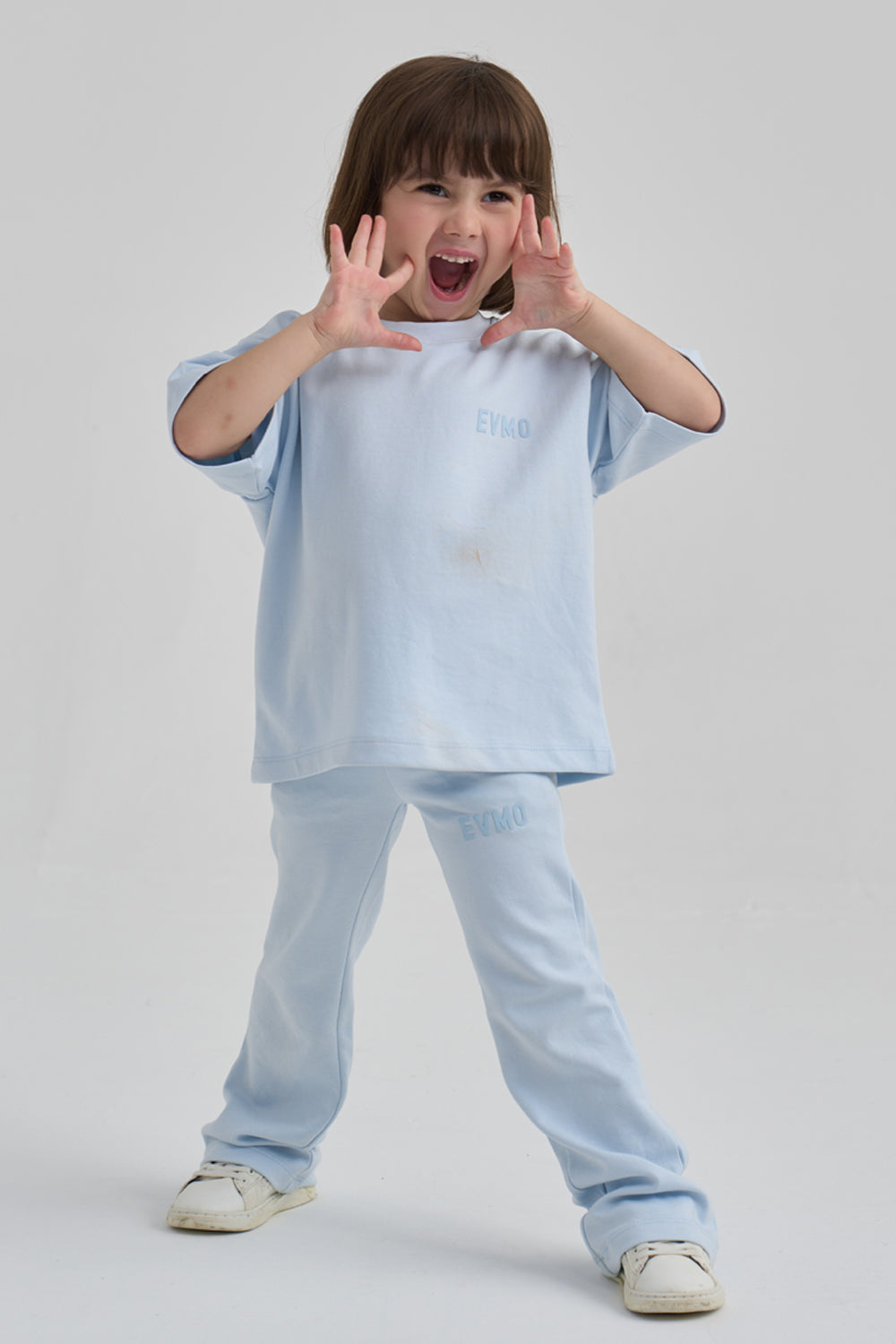 The Flare Tee- Cloud Blue