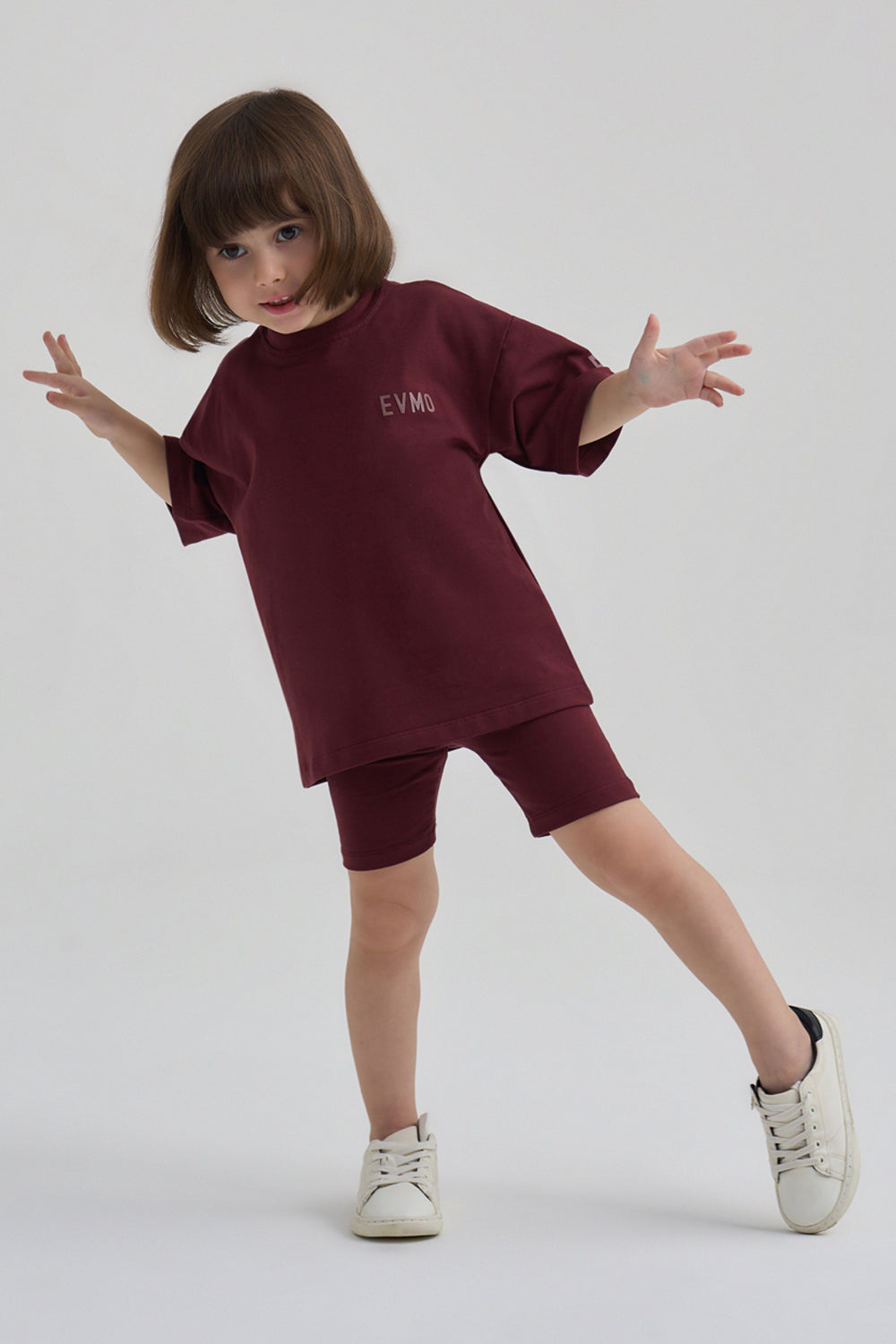 The Active Cycling Set- Burgundy