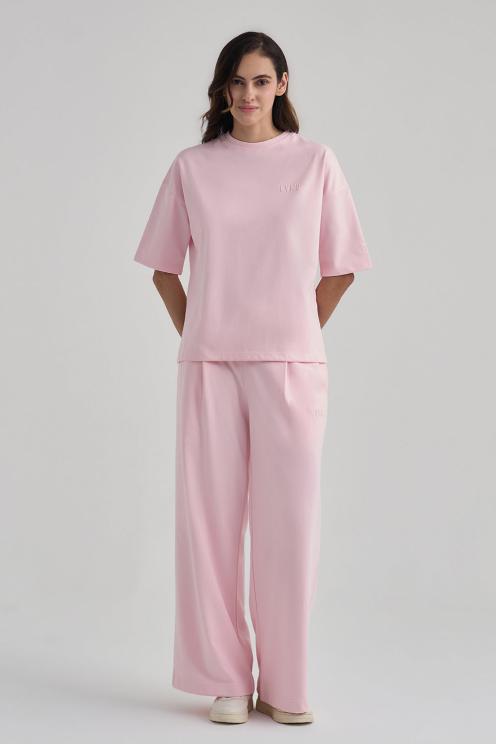 Everyday Comfort Tee- Barely Pink