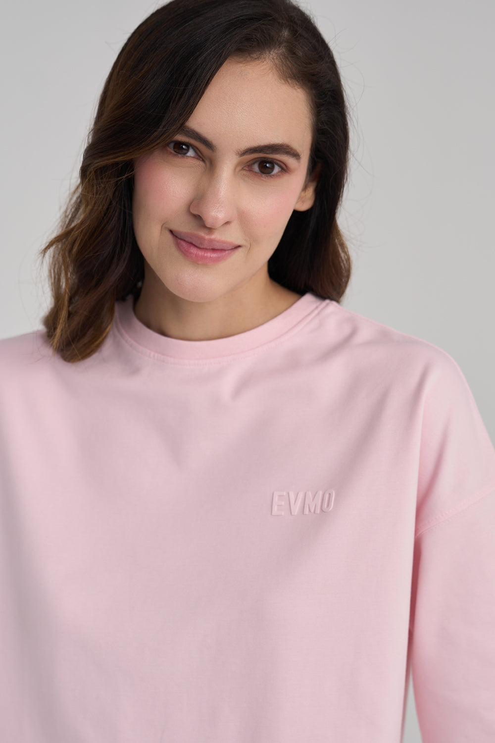 Everyday Comfort Tee- Barely Pink
