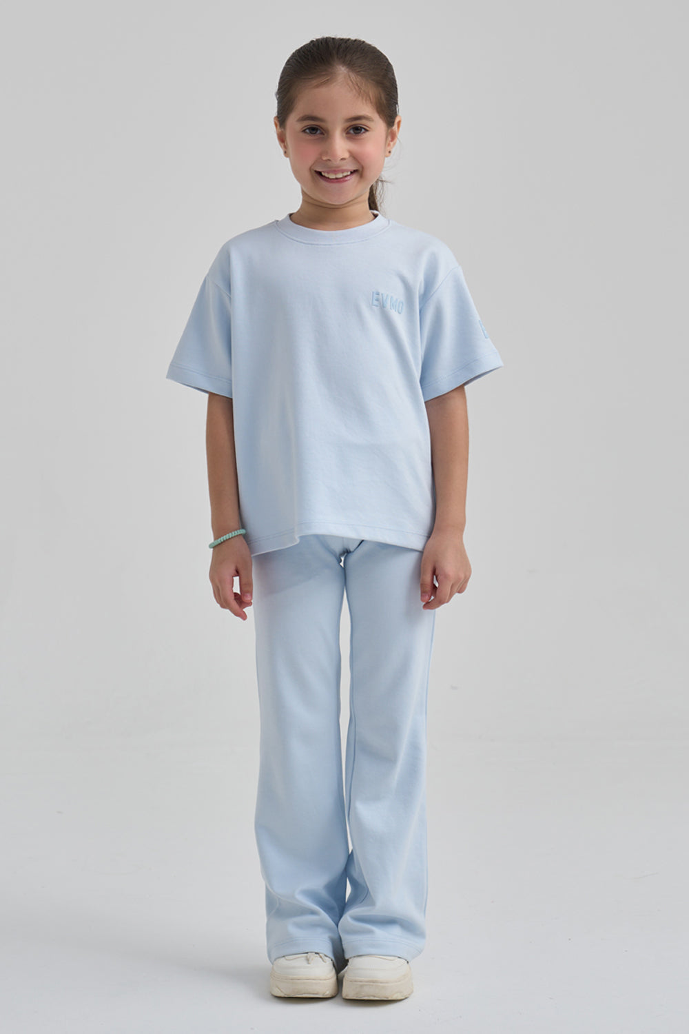 The Flare Tee- Cloud Blue