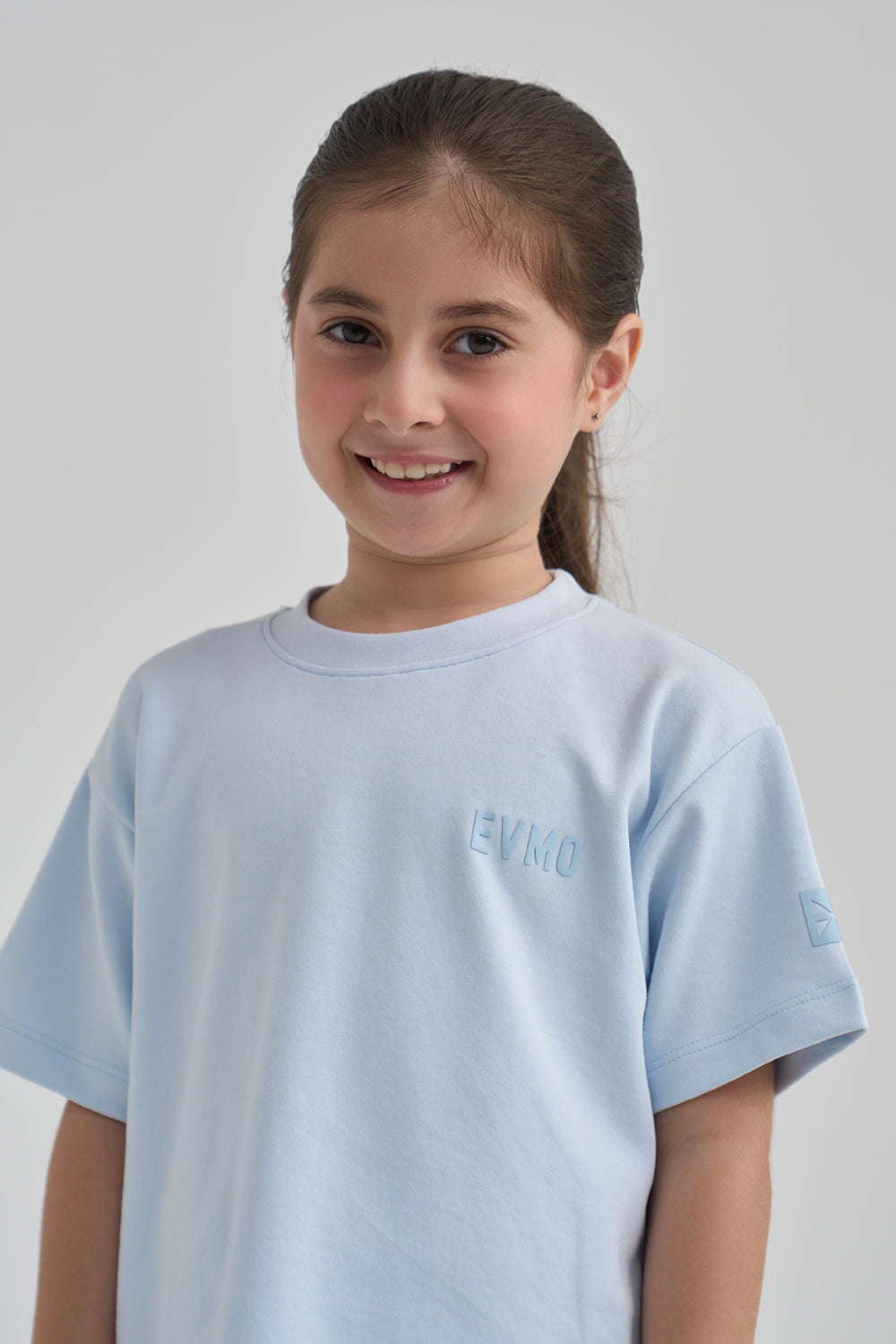 The Flare Tee- Cloud Blue