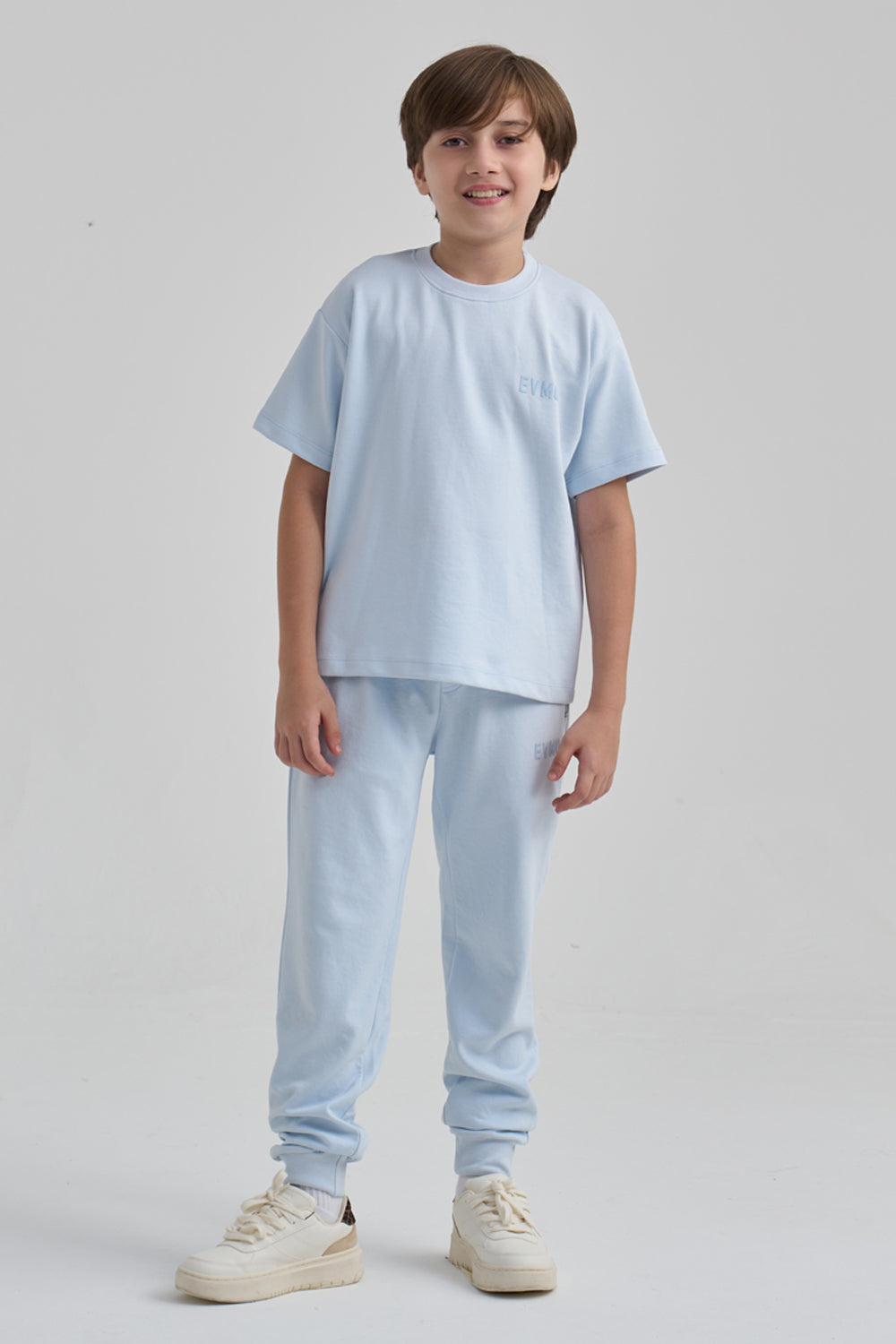 The Ease Tee- Cloud Blue