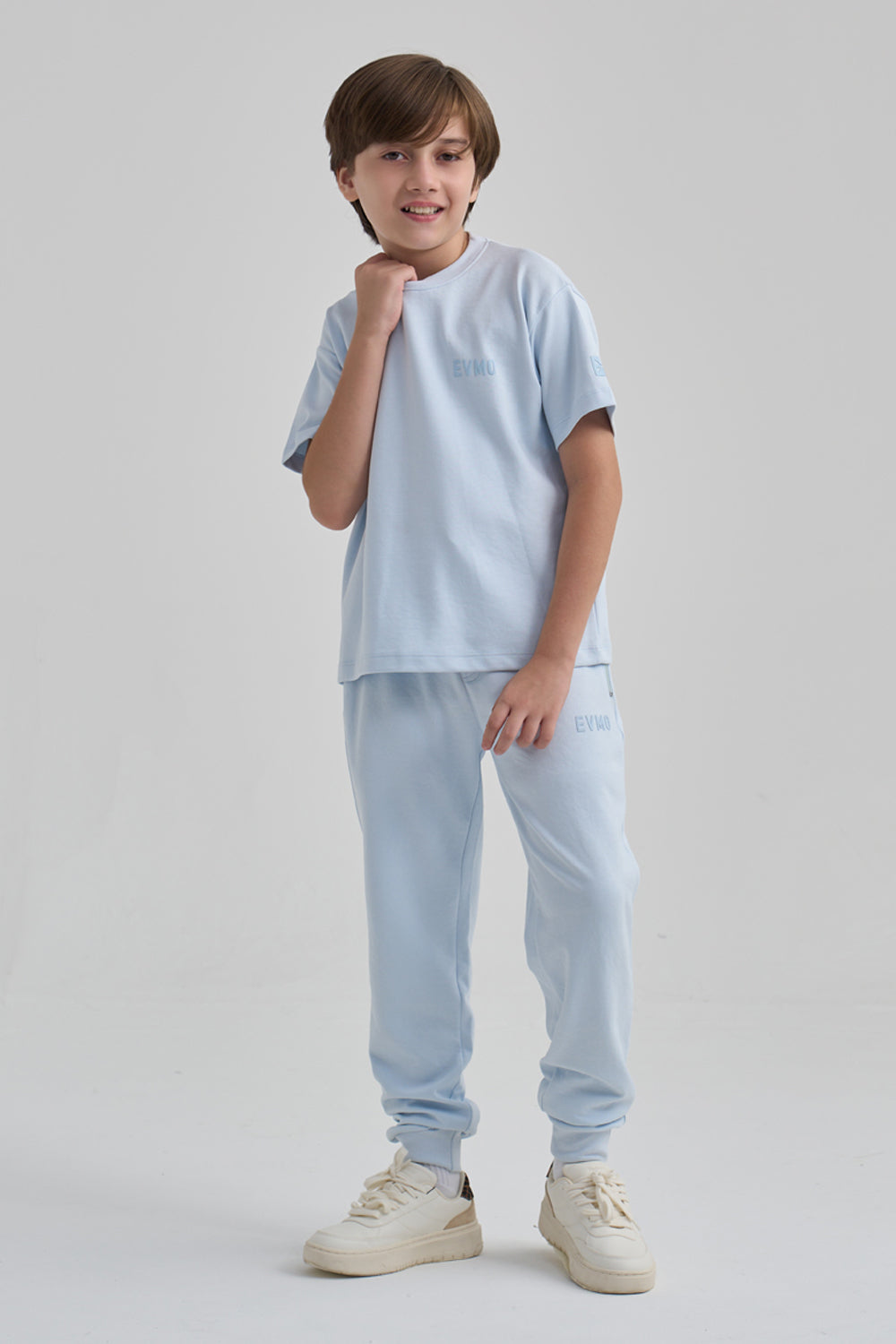 The Ease Tee- Cloud Blue