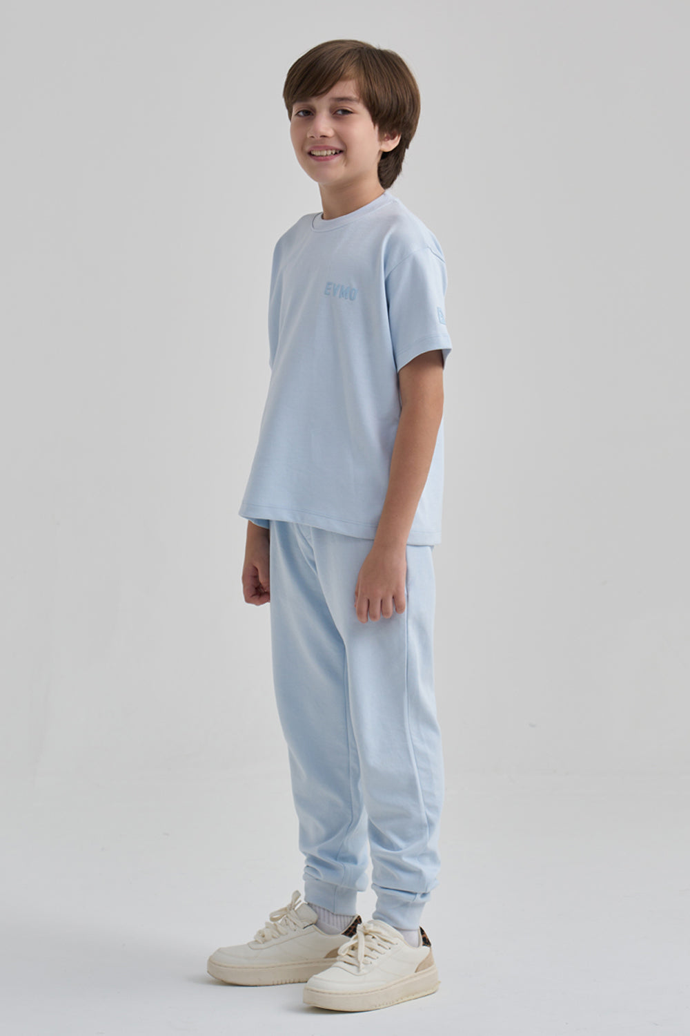 The Ease Tee- Cloud Blue