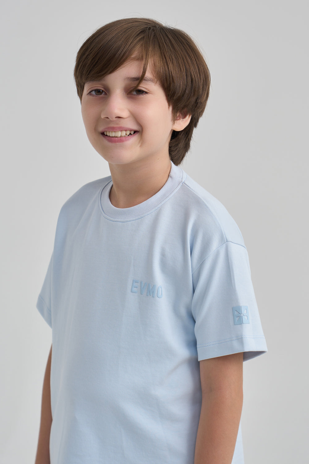 The Ease Tee- Cloud Blue