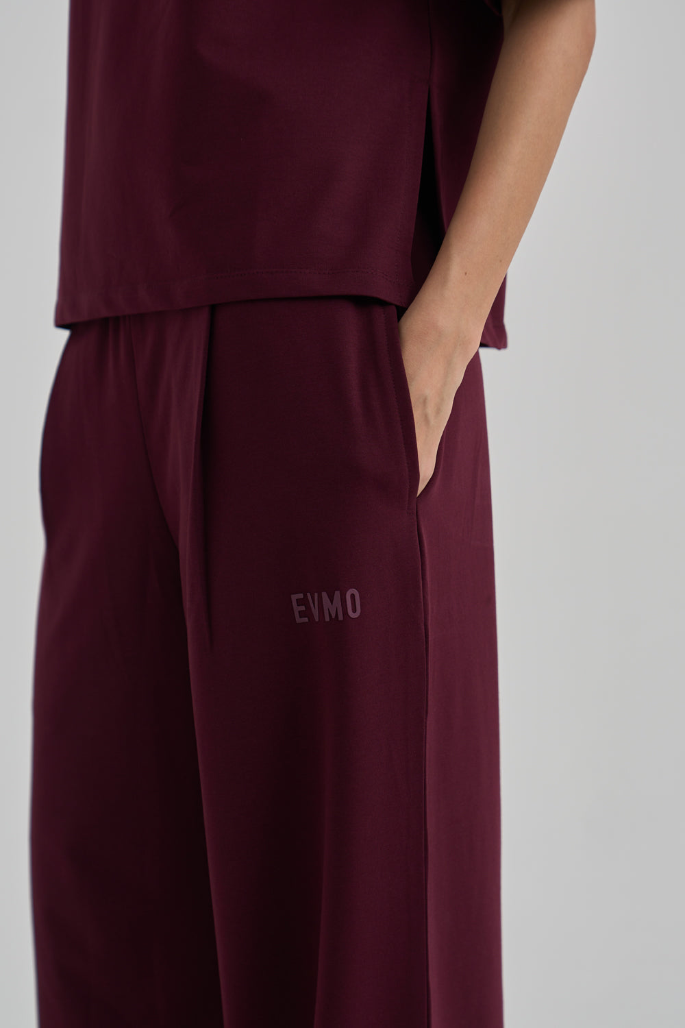 Everyday Comfort Pants- Burgundy