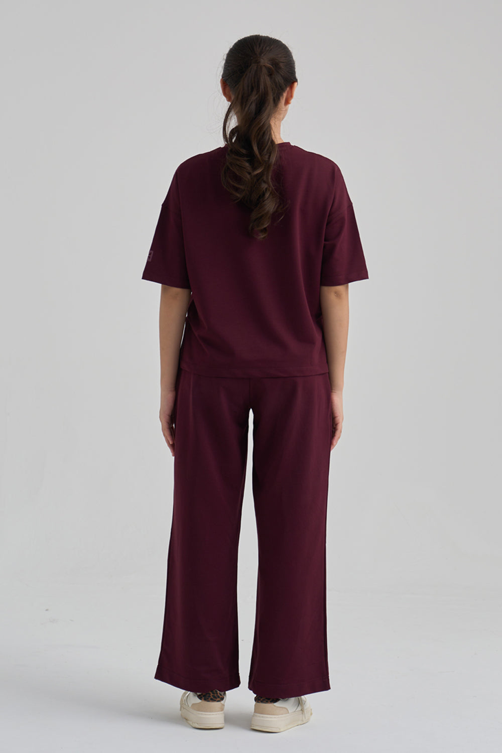 Everyday Comfort Pants- Burgundy